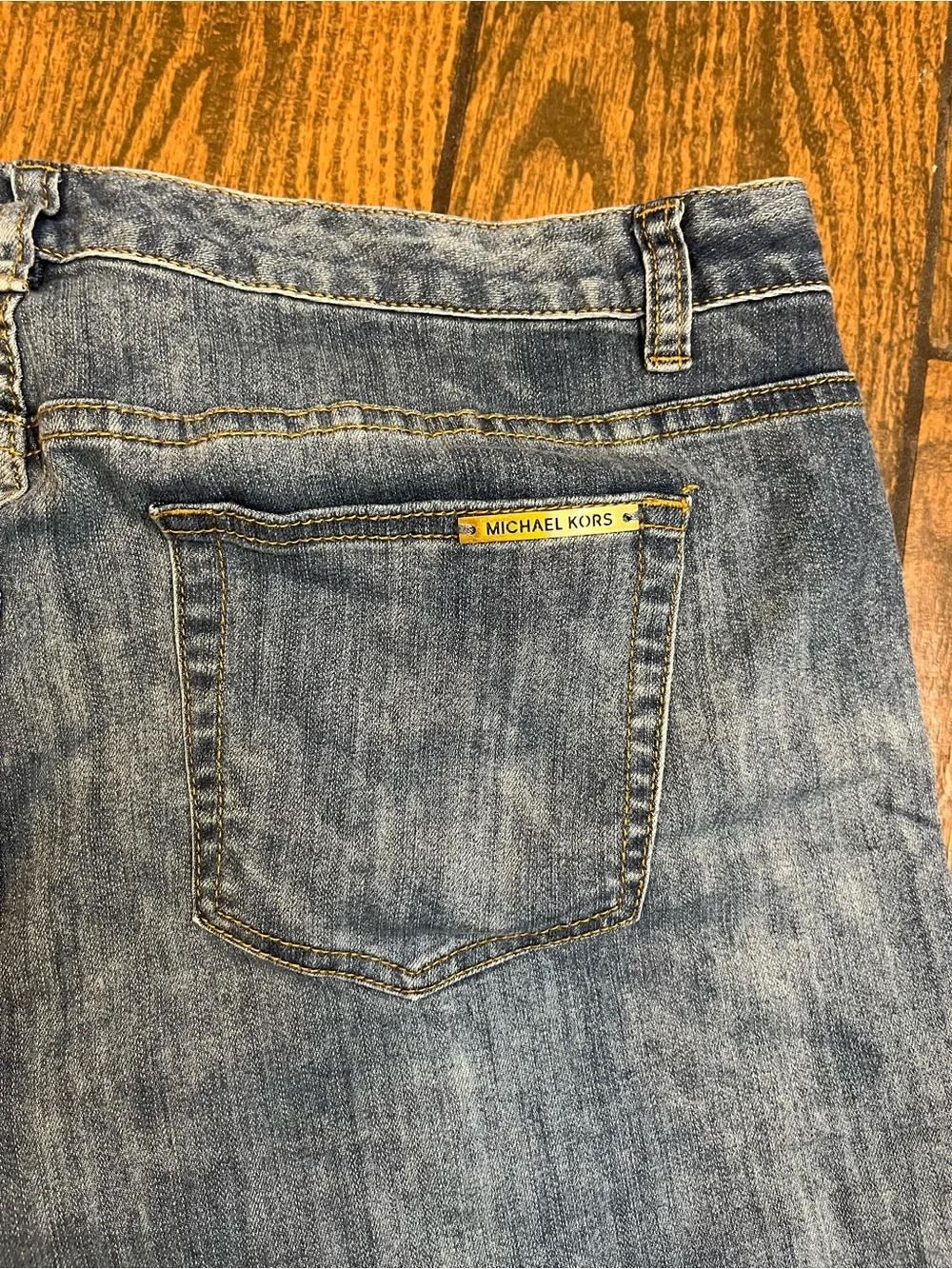 Michael Kors Light Blue Denim Jean Shorts